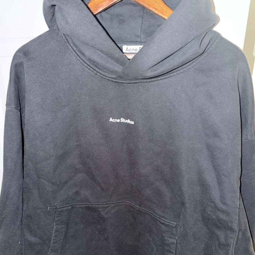 Acne Studios Charcoal Men's Hoodie - Like New